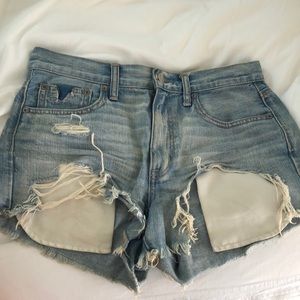 American eagle jean shorts